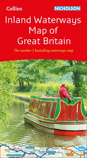 Collins Nicholson Inland Waterways Map of Great Britain: For everyone with an interest in Britain’s canals and rivers