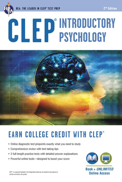 CLEP® Introductory Psychology Book + Online  (2nd Edition, Revised)