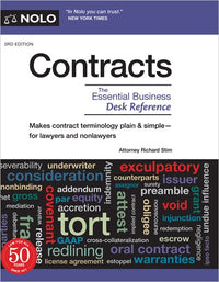 Contracts: The Essential Business Desk Reference (3rd Edition)