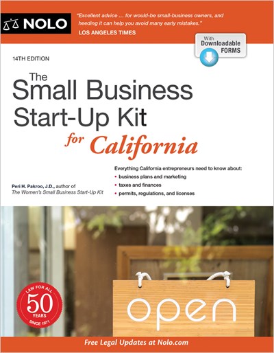 Small Business Start-Up Kit for California, The  (14th Edition)