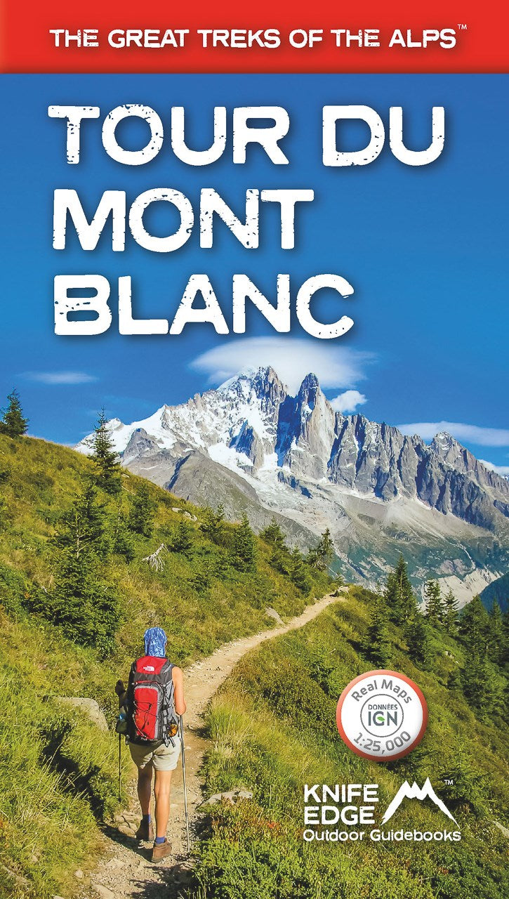Tour du Mont Blanc: Real IGN Maps 1:25,000 - no need to carry separate maps
