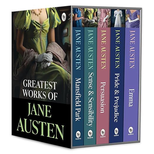 Greatest Works of Jane Austen (Set of 5 Books)
