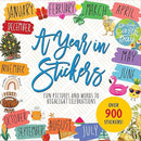 A Year in Stickers: Fun Pictures and Words to Highlight Celebrations (Sticker Books)