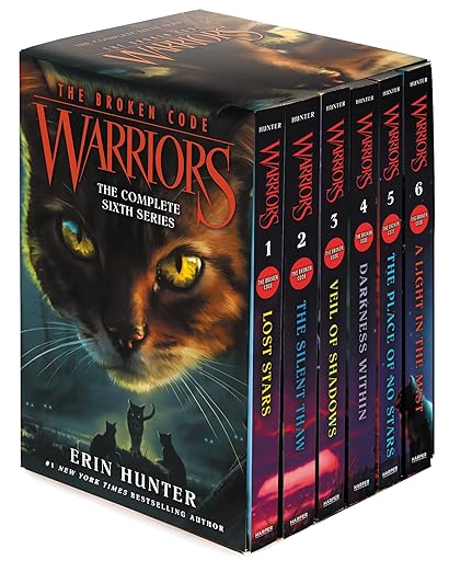 Warriors: The Broken Code Box Set: Volumes 1 to 6: A #1 Bestselling Series About Warrior Cat Clans Battling Darkness for Children (Ages 8-12)