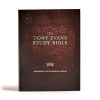 CSB Tony Evans Study Bible, Hardcover, Black Letter, Study Notes and Commentary, Articles, Videos, Charts, Easy-to-Read Bible Serif Type