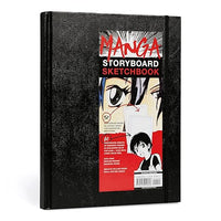 Manga Storyboard Sketchbook: A Comic Book Sketchbook with Storyboard Layout Grids, Acid-Free Medium-Weight Drawing Comic Book Paper