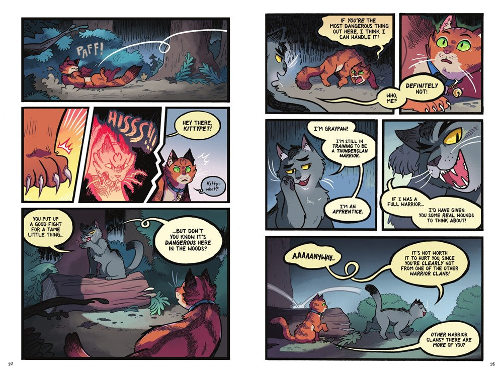 Warriors Graphic Novel: The Prophecies Begin, Part One of Three: A Graphic Novel Adventure into the World of the Warrior Cats