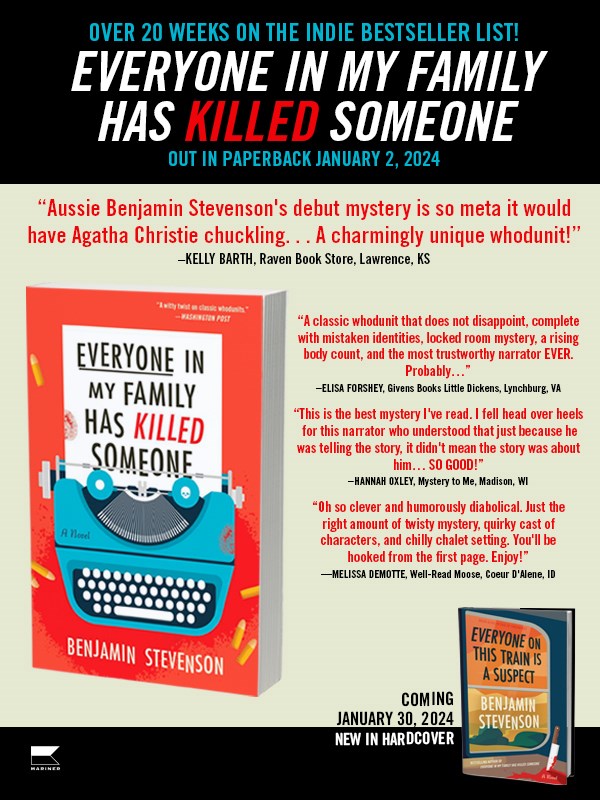 Everyone in My Family Has Killed Someone: A Novel (The Ernest Cunningham Mysteries, 1)