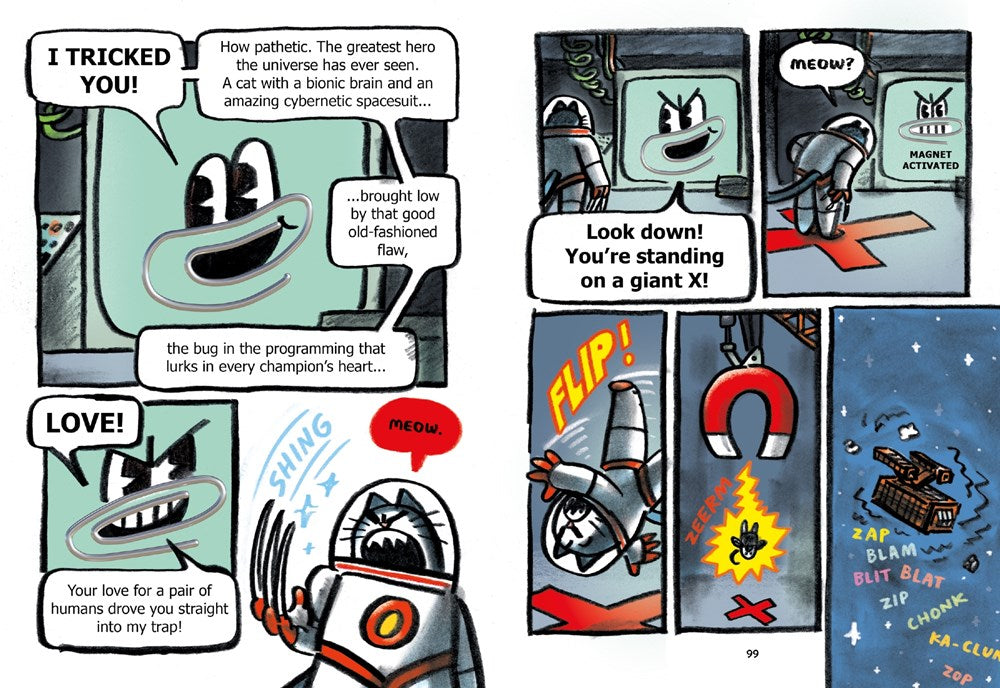 The First Cat in Space and the Wrath of the Paperclip: A Graphic Novel