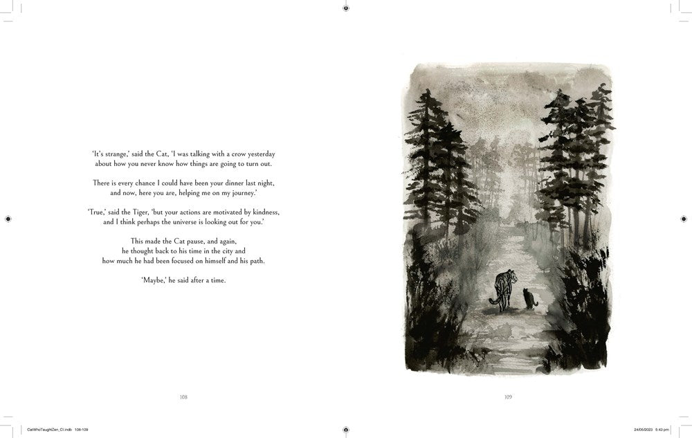 The Cat Who Taught Zen: A Beautifully Illustrated Exploration of Self-Discovery