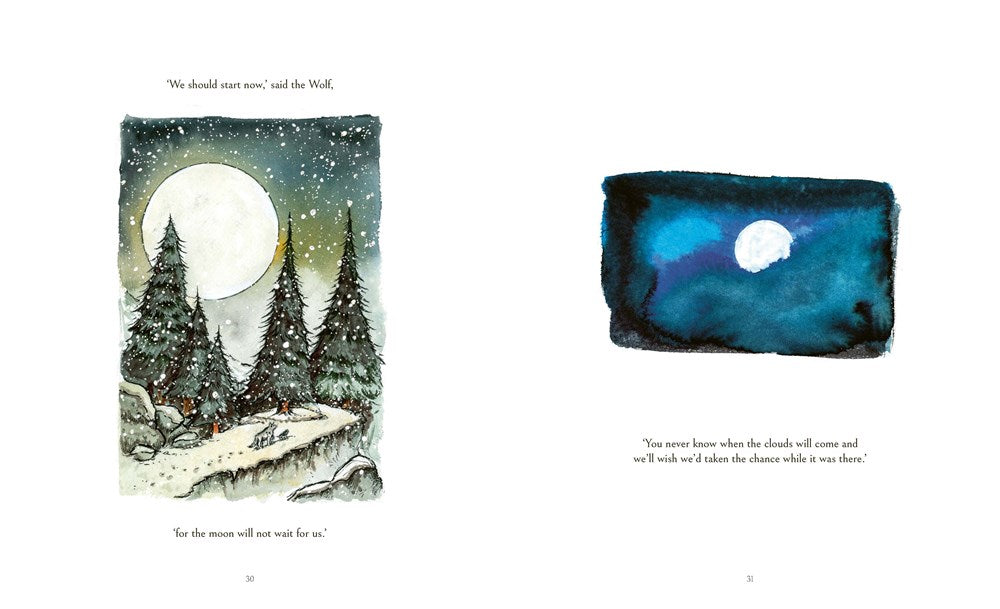 The Dog Who Followed the Moon: A Beautifully Illustrated Adult Fable