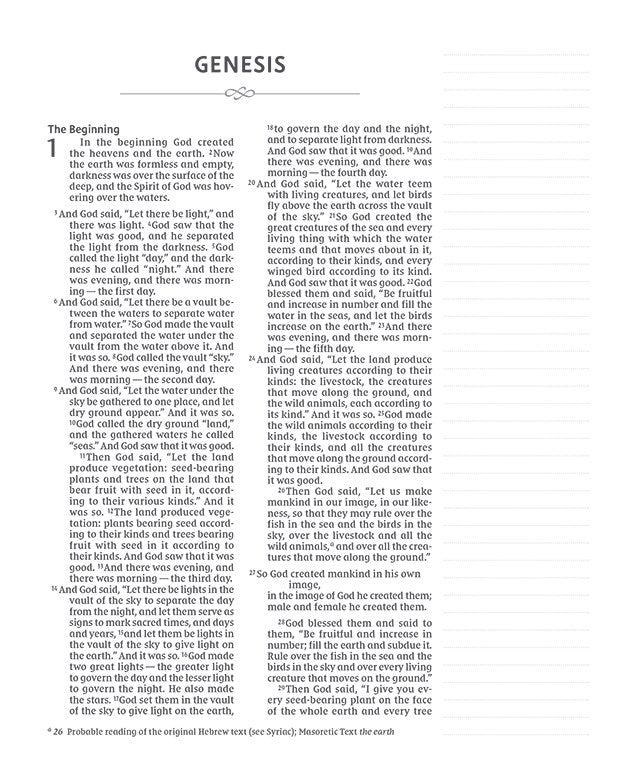 NIV, Journal the Word Bible (Perfect for Note-Taking), Double-Column, Cloth over Board, Navy Floral, Red Letter, Comfort Print: Reflect, Take Notes, or Create Art Next to Your Favorite Verses
