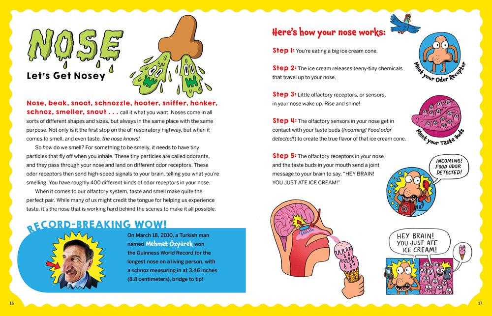 Wow in the World: The How and Wow of the Human Body: From Your Tongue to Your Toes and All the Guts in Between