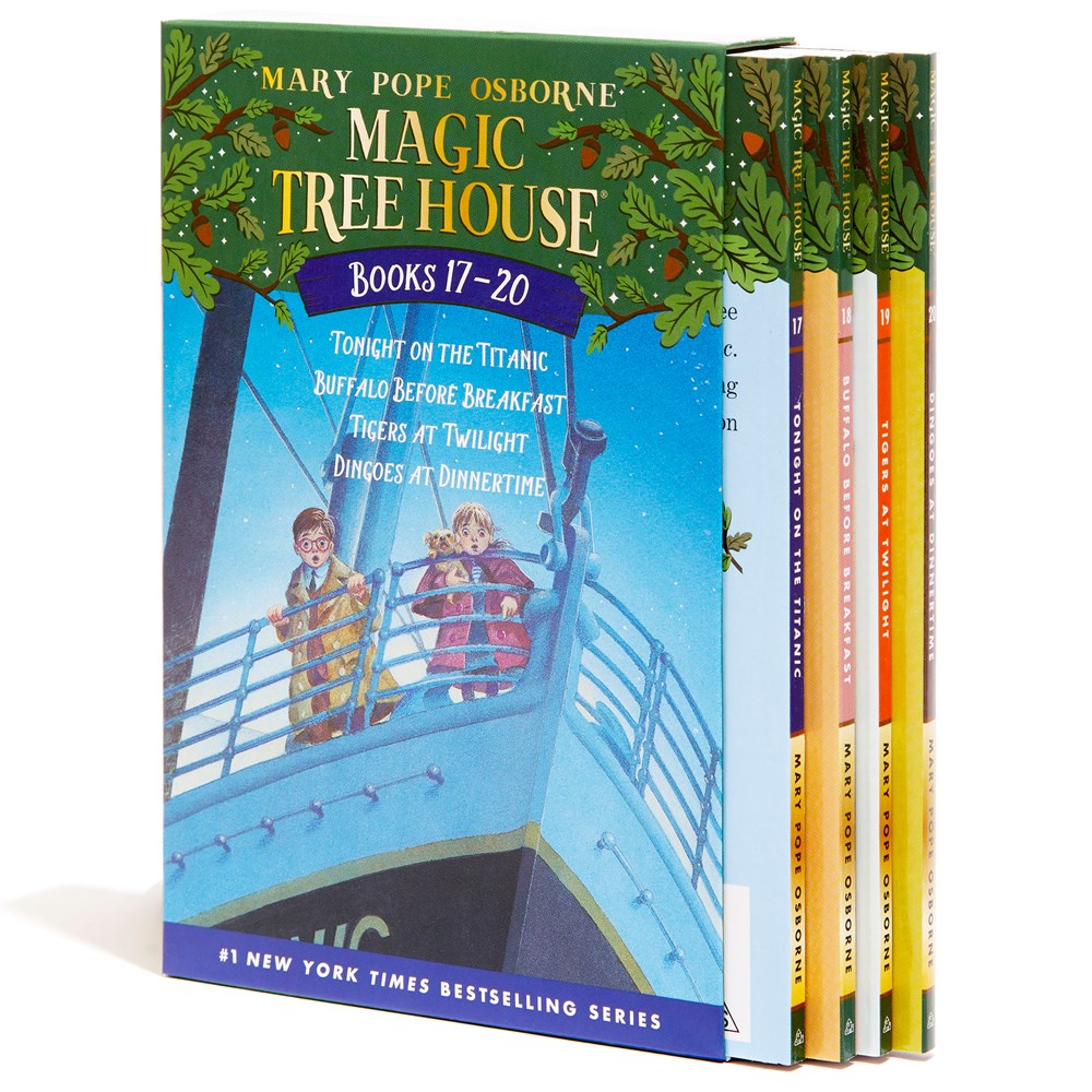 Magic Tree House Books 17-20 Boxed Set: The Mystery of the Enchanted Dog