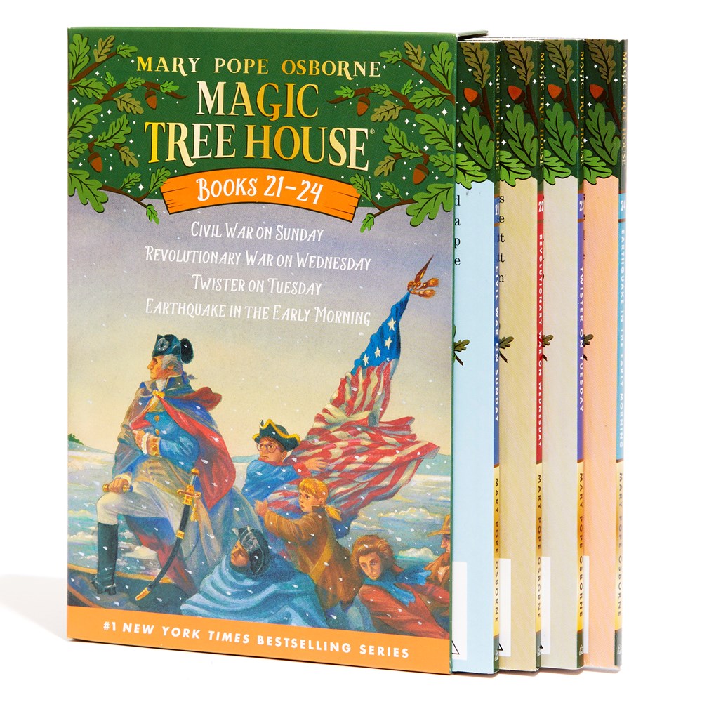 Magic Tree House Books 21-24 Boxed Set: American History Quartet