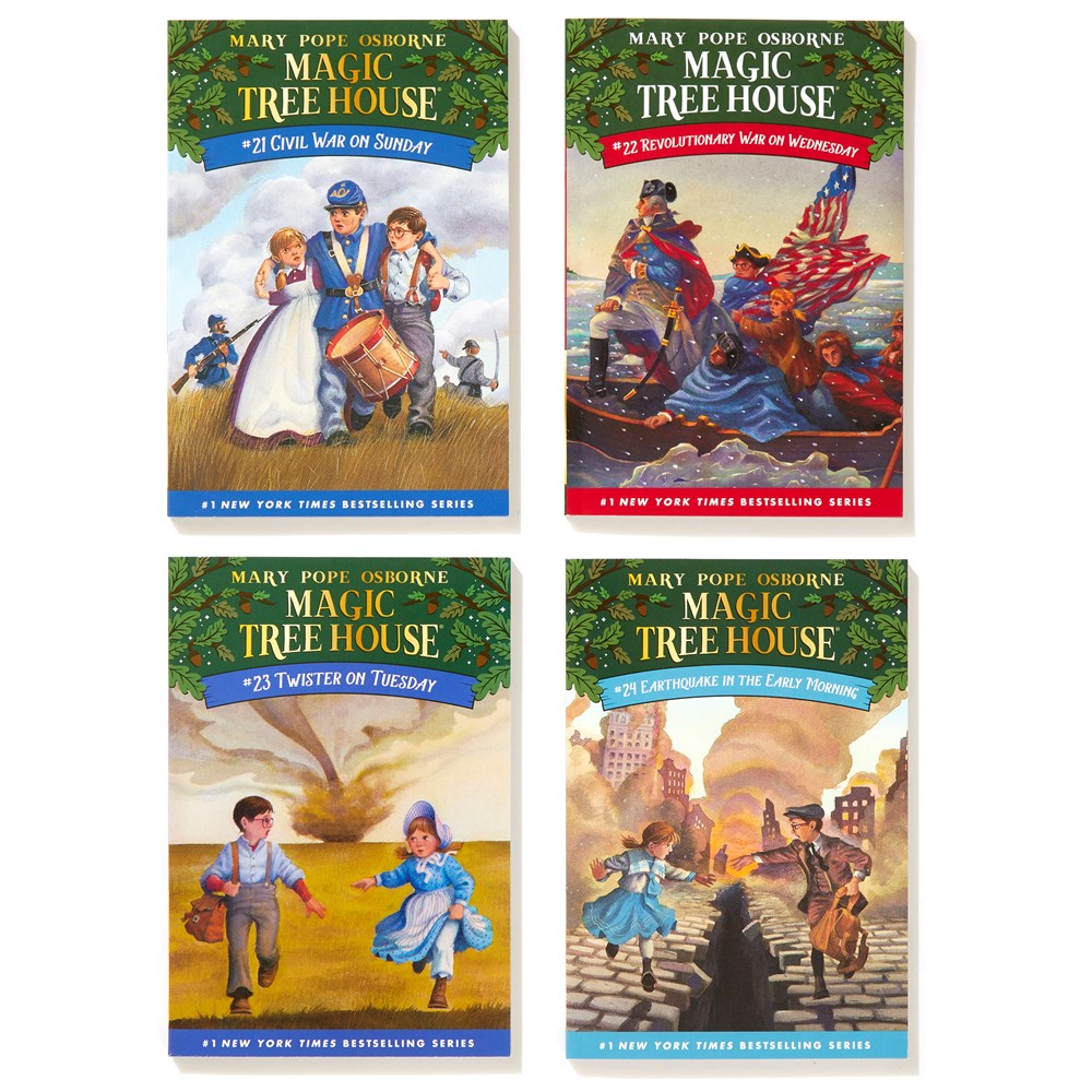 Magic Tree House Books 21-24 Boxed Set: American History Quartet
