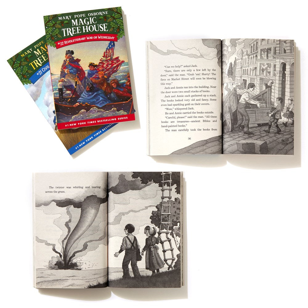 Magic Tree House Books 21-24 Boxed Set: American History Quartet