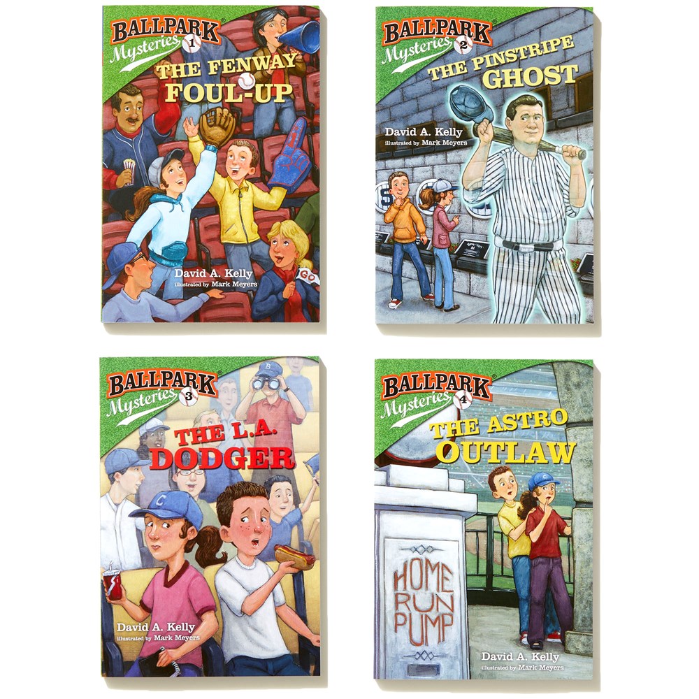 Ballpark Mysteries: The Dugout boxed set (books 1-4): The Fenway Foul-Up, The Pinstripe Ghost, The L.A. Dodger, The Astro Outlaw