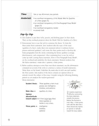 Mastering The 5-paragraph Essay