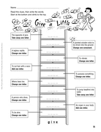 Daily Word Ladders: Grades 4-6: 100 Reproducible Word Study Lessons That Help Kids Boost Reading, Vocabulary, Spelling & Phonics Skills--Independently!
