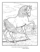 The Horse Lovers' Coloring Book (Dover Animal Coloring Books)