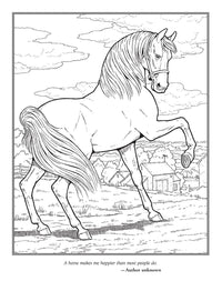 The Horse Lovers' Coloring Book (Dover Animal Coloring Books)