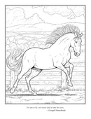 The Horse Lovers' Coloring Book (Dover Animal Coloring Books)