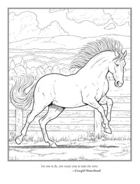 The Horse Lovers' Coloring Book (Dover Animal Coloring Books)