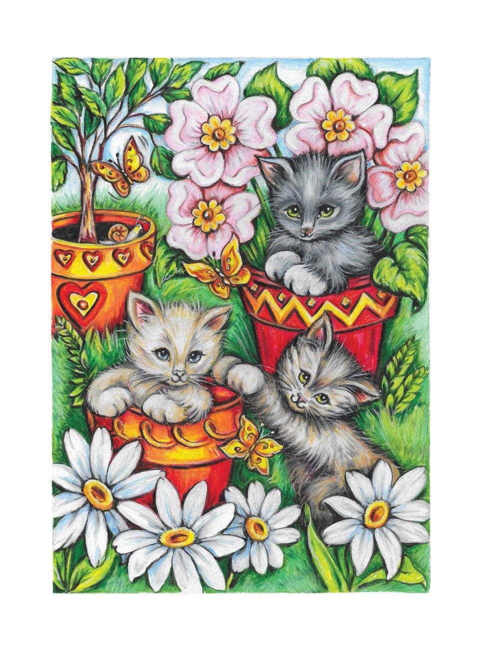 Creative Haven It's a Cat's World! Coloring Book (Adult Coloring Books: Pets)
