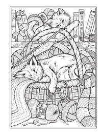 Creative Haven It's a Cat's World! Coloring Book (Adult Coloring Books: Pets)