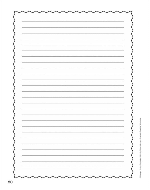 Cliffhanger Writing Prompts