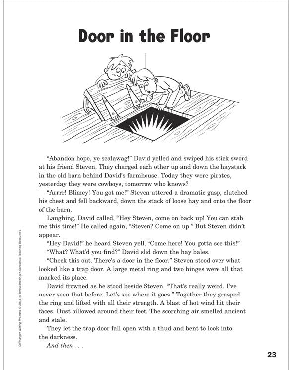 Cliffhanger Writing Prompts