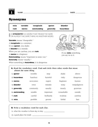 240 Vocabulary Words Kids Need to Know: Grade 5