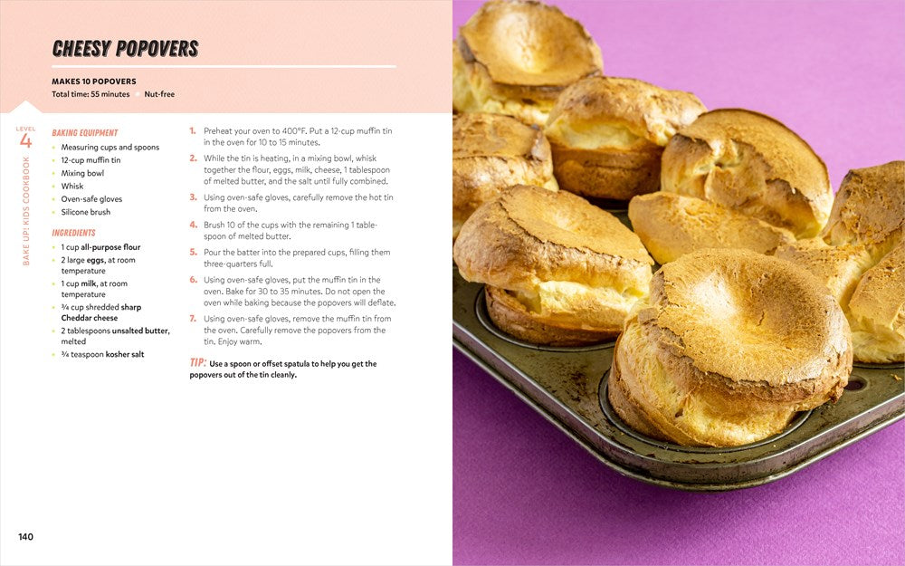 Bake Up! Kids Cookbook: Go from Beginner to Pro with Recipes and Essential Techniques