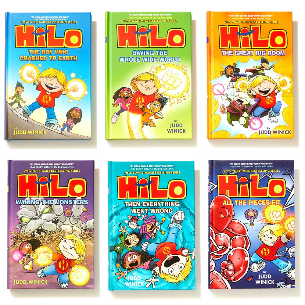 Hilo: The Great Big Box (Books 1-6): (A Graphic Novel Boxed Set)