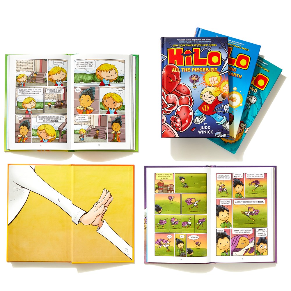 Hilo: The Great Big Box (Books 1-6): (A Graphic Novel Boxed Set)