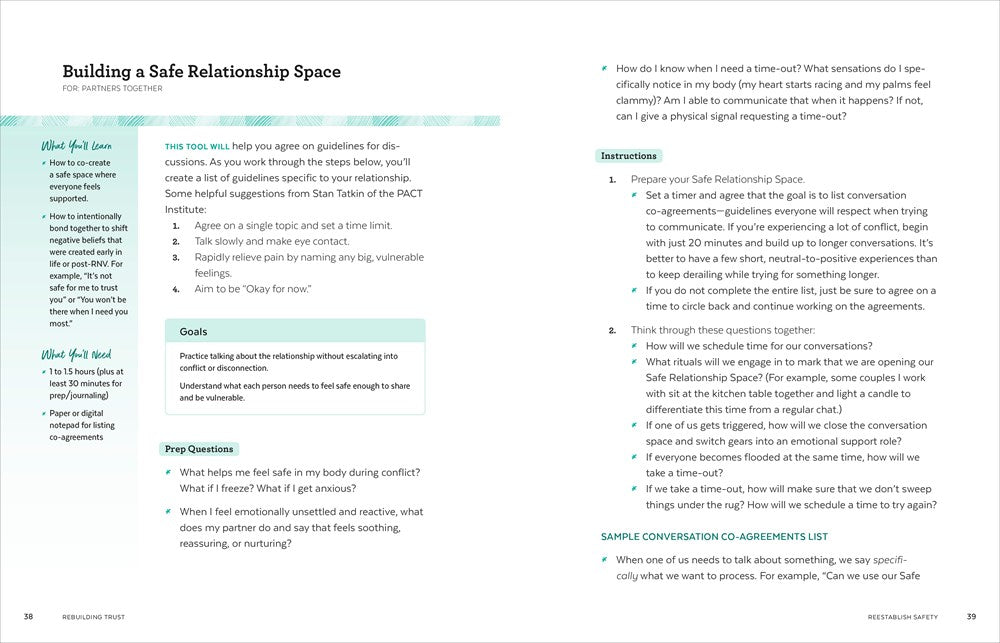 Rebuilding Trust: Guided Therapy Techniques and Activities to Restore Love, Trust, and Intimacy in Your Relationship