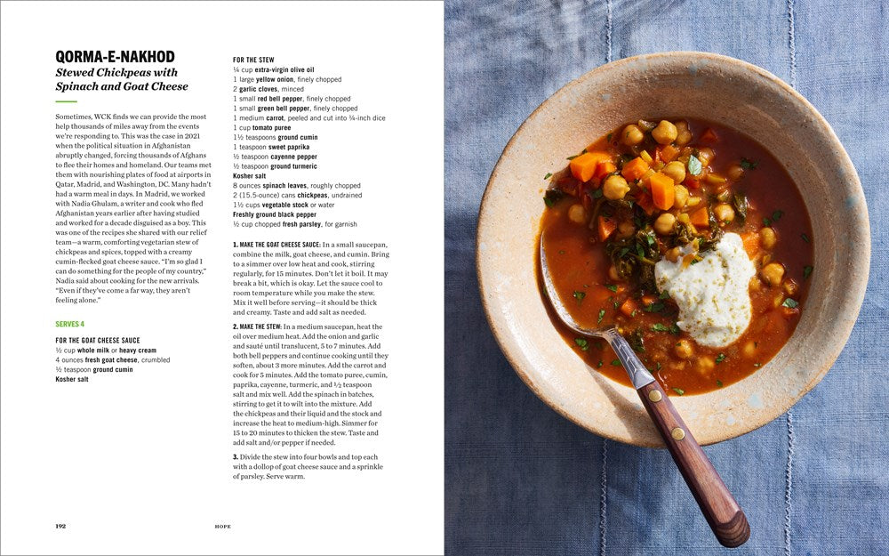 The World Central Kitchen Cookbook: Feeding Humanity, Feeding Hope