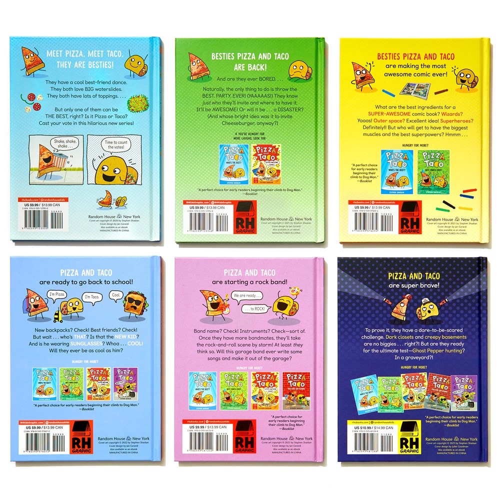 Pizza and Taco Lunch Special: 6-Book Boxed Set: Books 1-6 (A Graphic Novel Boxed Set)