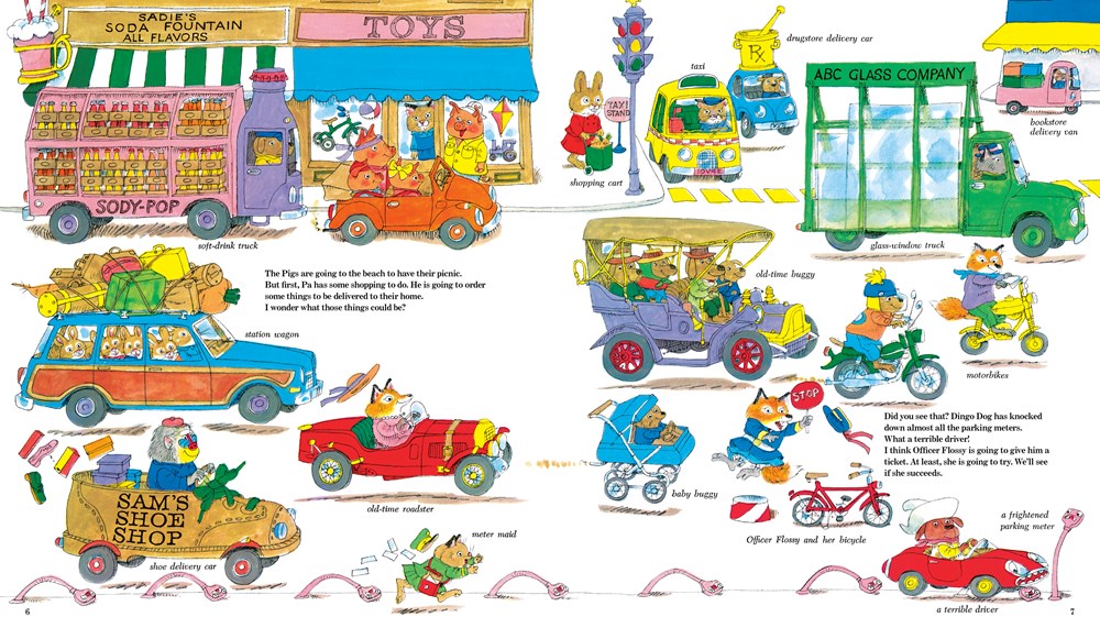 Richard Scarry's Cars and Trucks and Things That Go: 50th Anniversary Edition