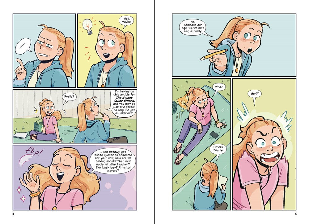 Sweet Valley Twins: The New Girl: (A Graphic Novel) (Sweet Valley Twins Graphic Novels)