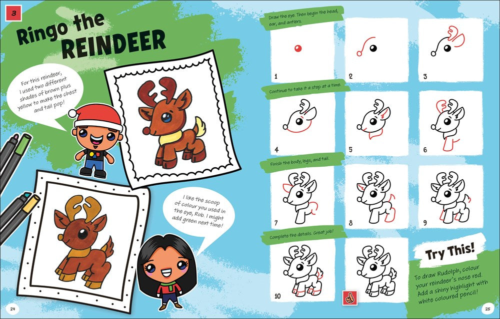 Draw with Art for Kids Hub Christmas