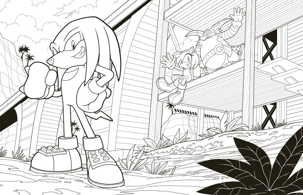 Sonic and Shadow: The Official Coloring Book (Sonic the Hedgehog)