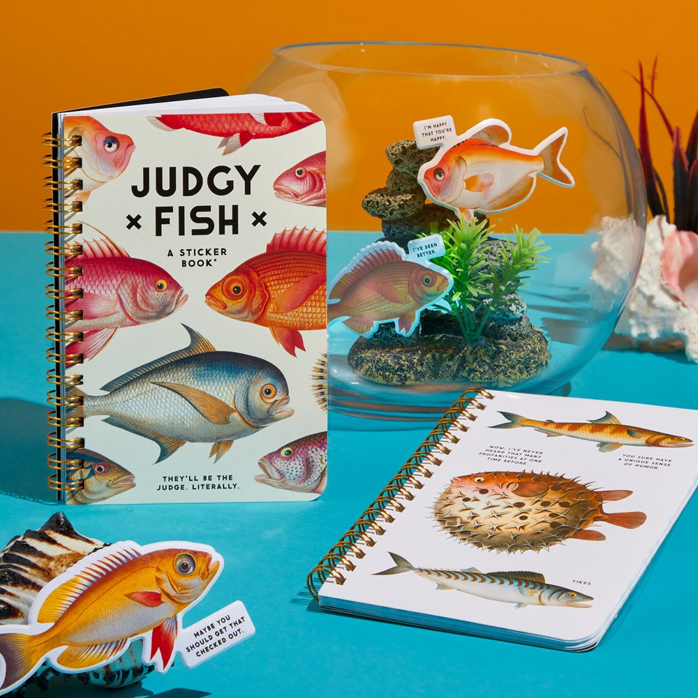 Judgy Fish Sticker Book (A Brass Monkey Sticker Book)