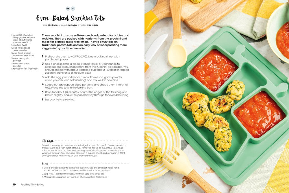 Feeding Tiny Bellies: Over 100 Baby-Led Weaning, Toddler, and Family Recipes: A Cookbook