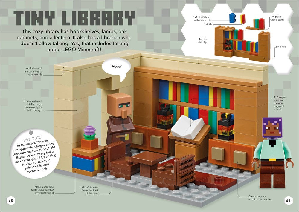 LEGO Minecraft Ideas: With Exclusive Mini Model (Lego Ideas)