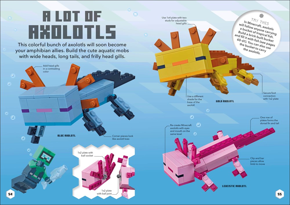 LEGO Minecraft Ideas: With Exclusive Mini Model (Lego Ideas)