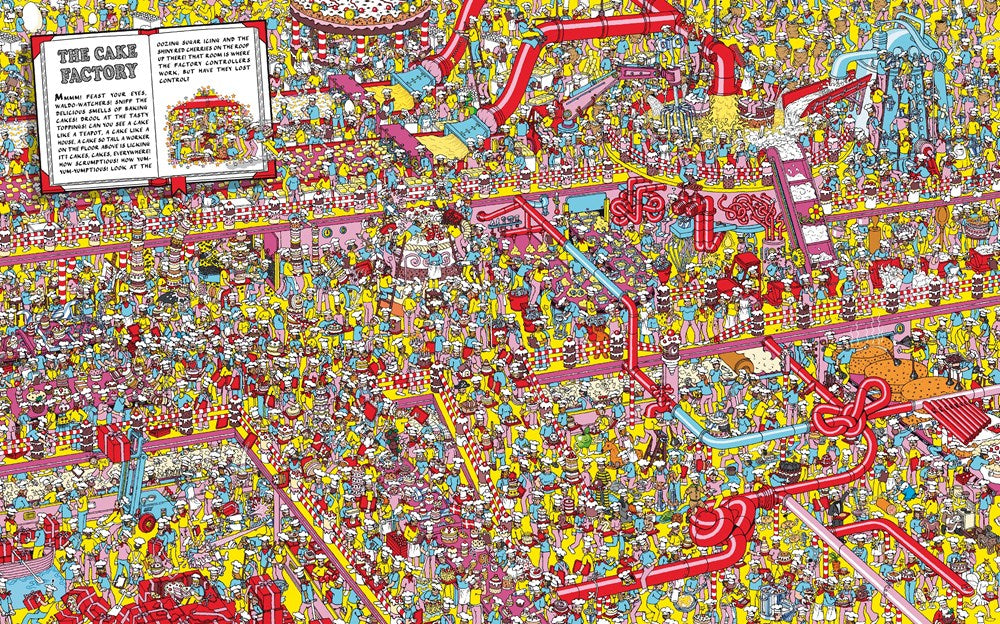 Where's Waldo? The Wonder Book: Deluxe Edition with New Searches and Collectible Poster (A Hidden Object Activity Book with Search & Find Puzzles and Spot-the-Difference Game)
