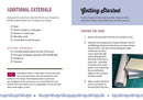 Stenciled Book Edges Kit: Turn Your Favorite Books into Custom Works of Art - Includes: Project Book, Paint Pots, Stencils, Sponge Tools, Book Clamps