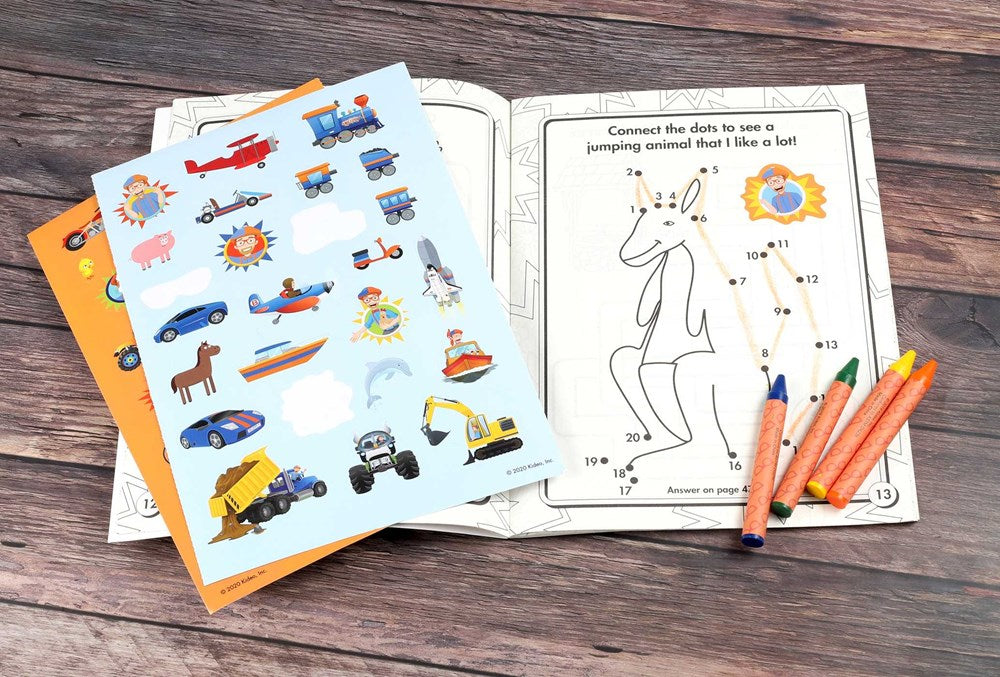 Blippi: I Like That! Coloring Book with Crayons: Blippi Coloring Book with Crayons (Color & Activity with Crayons)